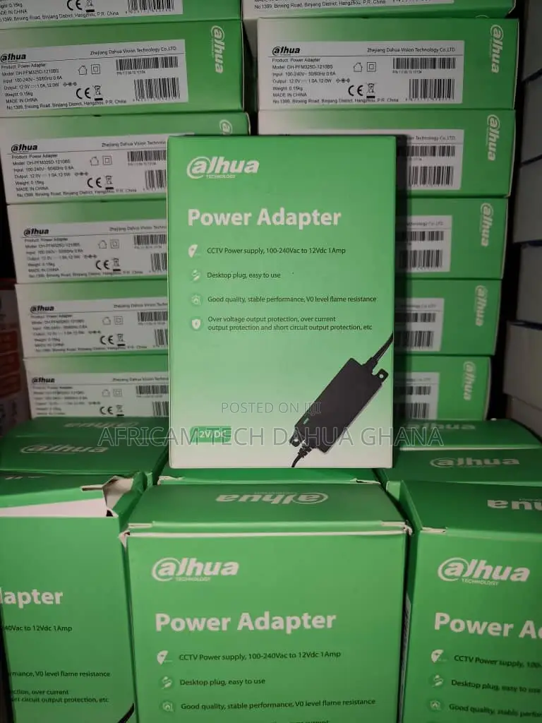 Dahua Dc12v 1a Power Adapter