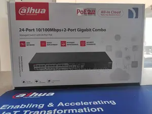 Dahua 24-port 10/100 Mbps+ 2 Port Gigabit Combo Poe Switch