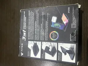 Titan 3-in-1 Wireless Charging Pad Phone Stand