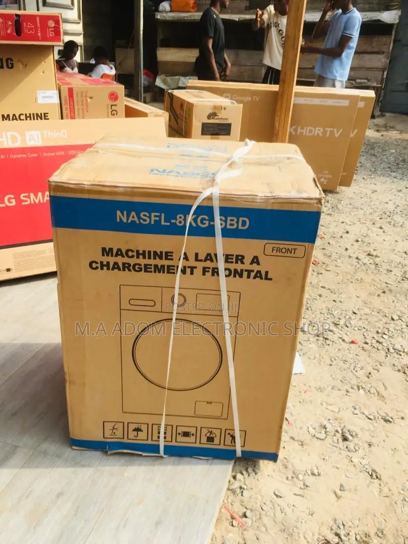 Nasco 8kg Front Loader Washing Machine : Convenience Power