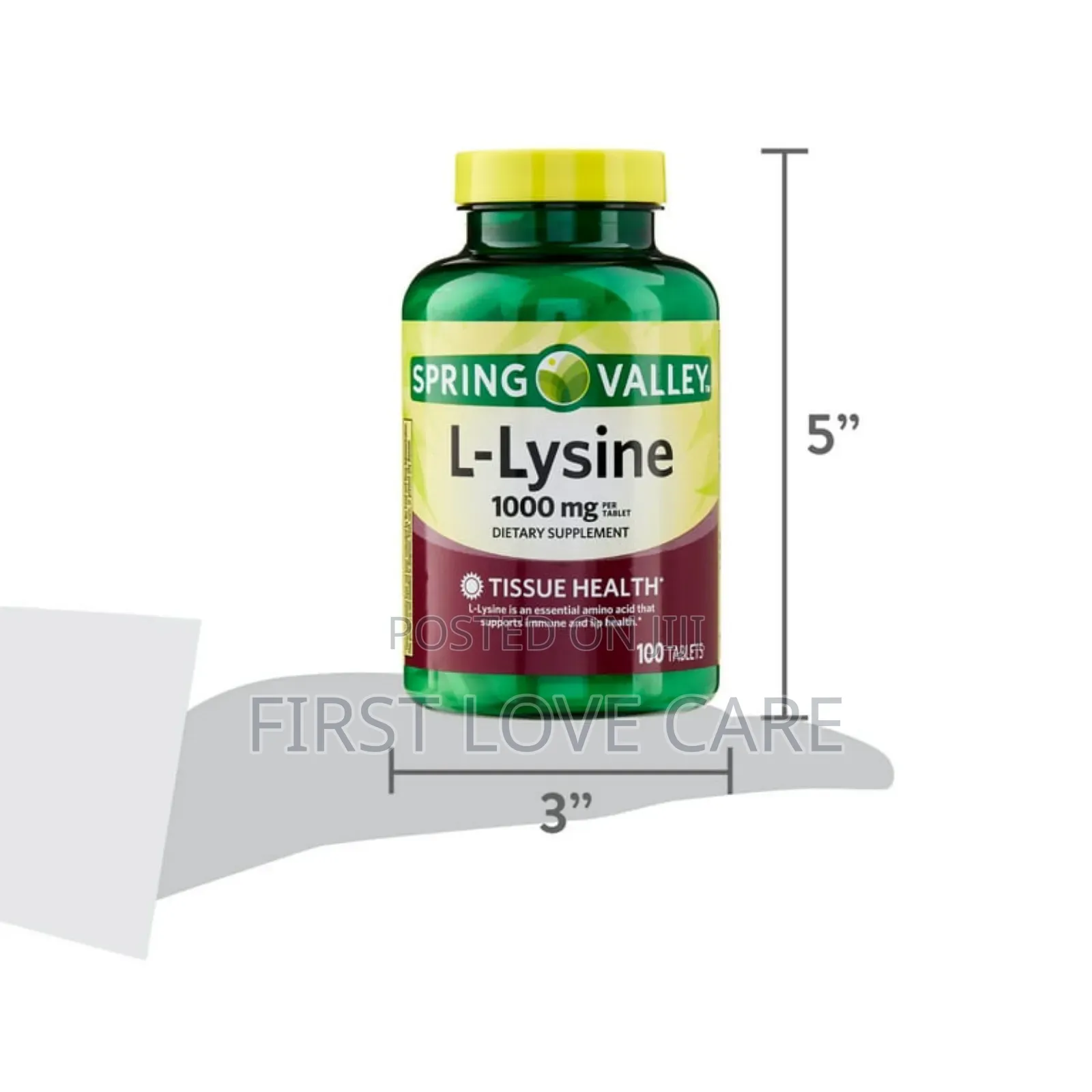 Spring Valley L-Lysine 1000mg