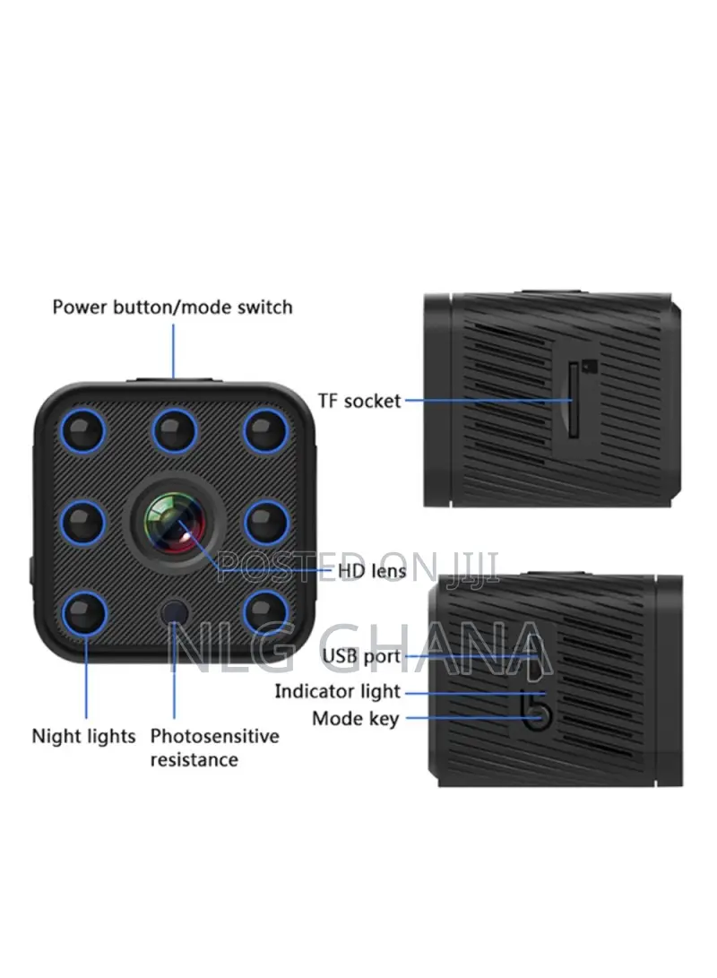 Wifi Mini Camera HD 1080P Night Vision Home Security Camcor
