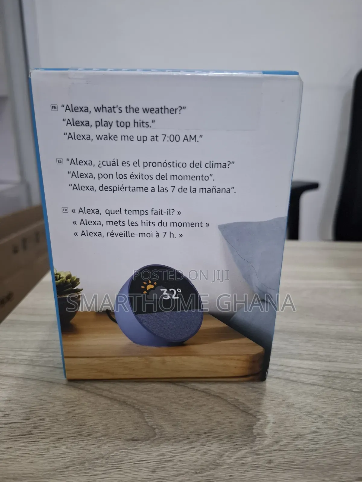 All-New Amazon Echo Spot (2024) With Alexa and Vibrant Sound