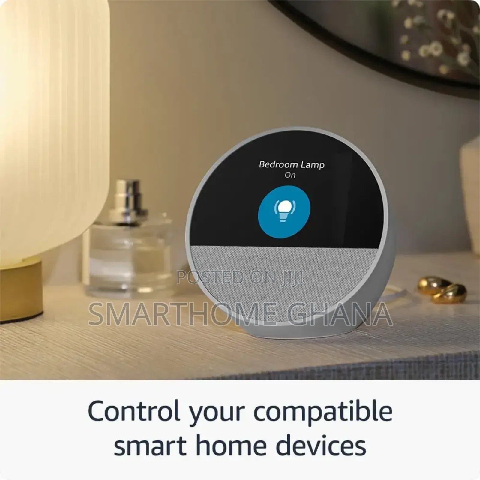 All-New Amazon Echo Spot (2024) With Alexa and Vibrant Sound