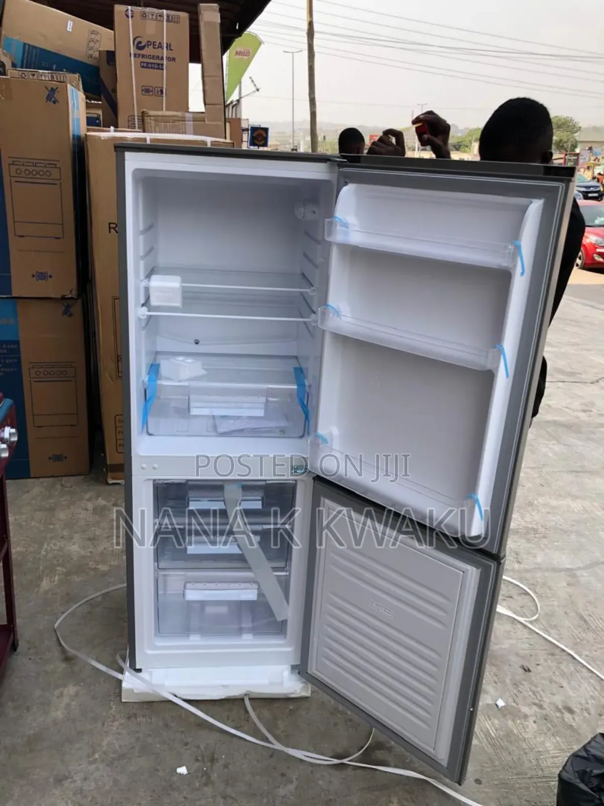Down Freeze Nasco 205litres Double Door Fridge/Down_freezer