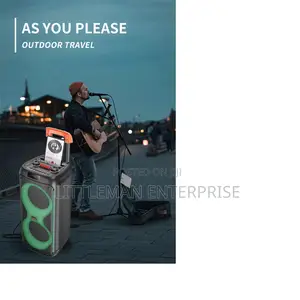 Portable Outdoor Bluetooth Speak With Microphone