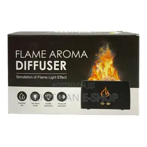 Flame Aroma Diffuser With Flame Light