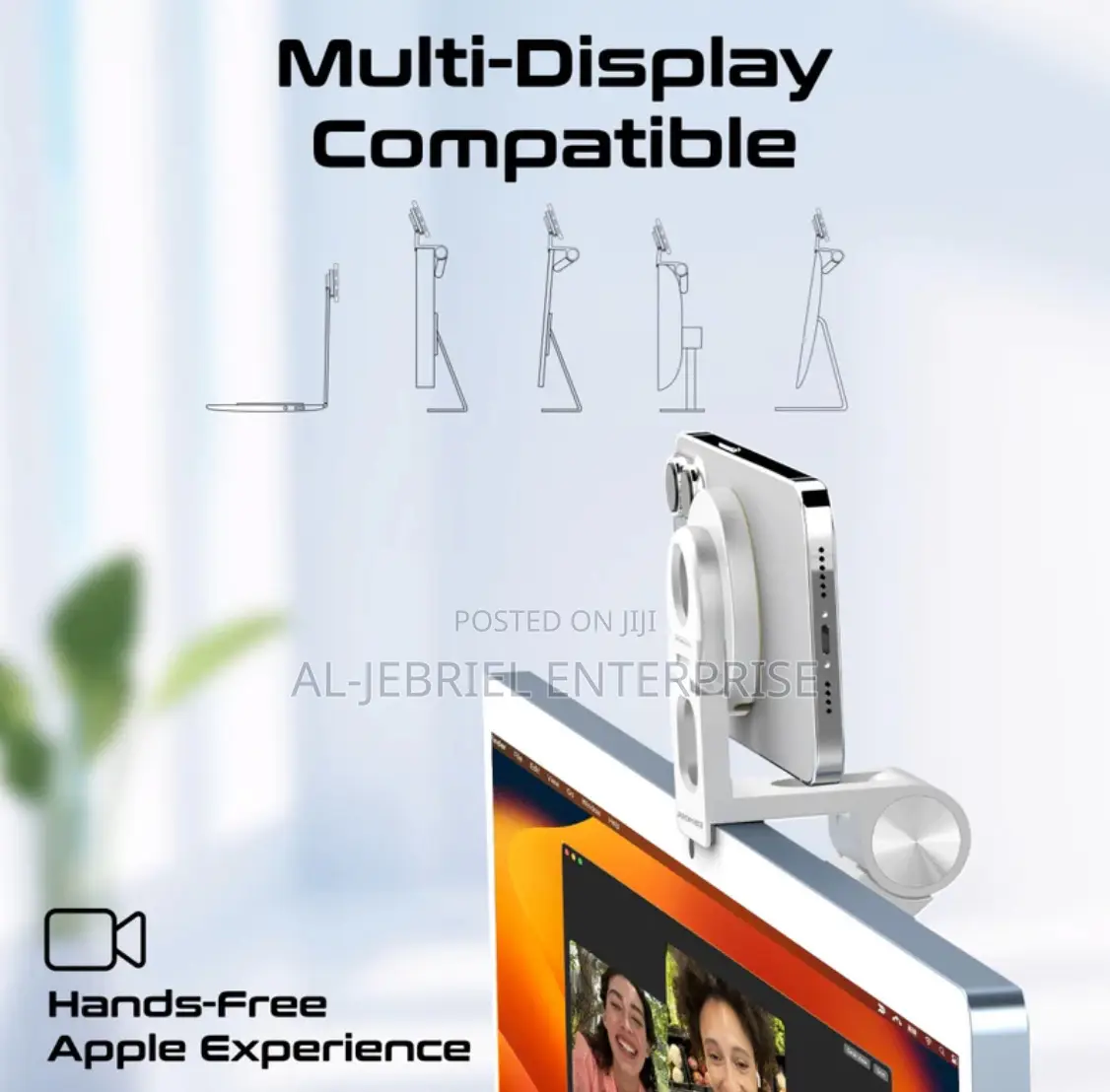 Promate Versamount Camera Mount Foldable Stand —White
