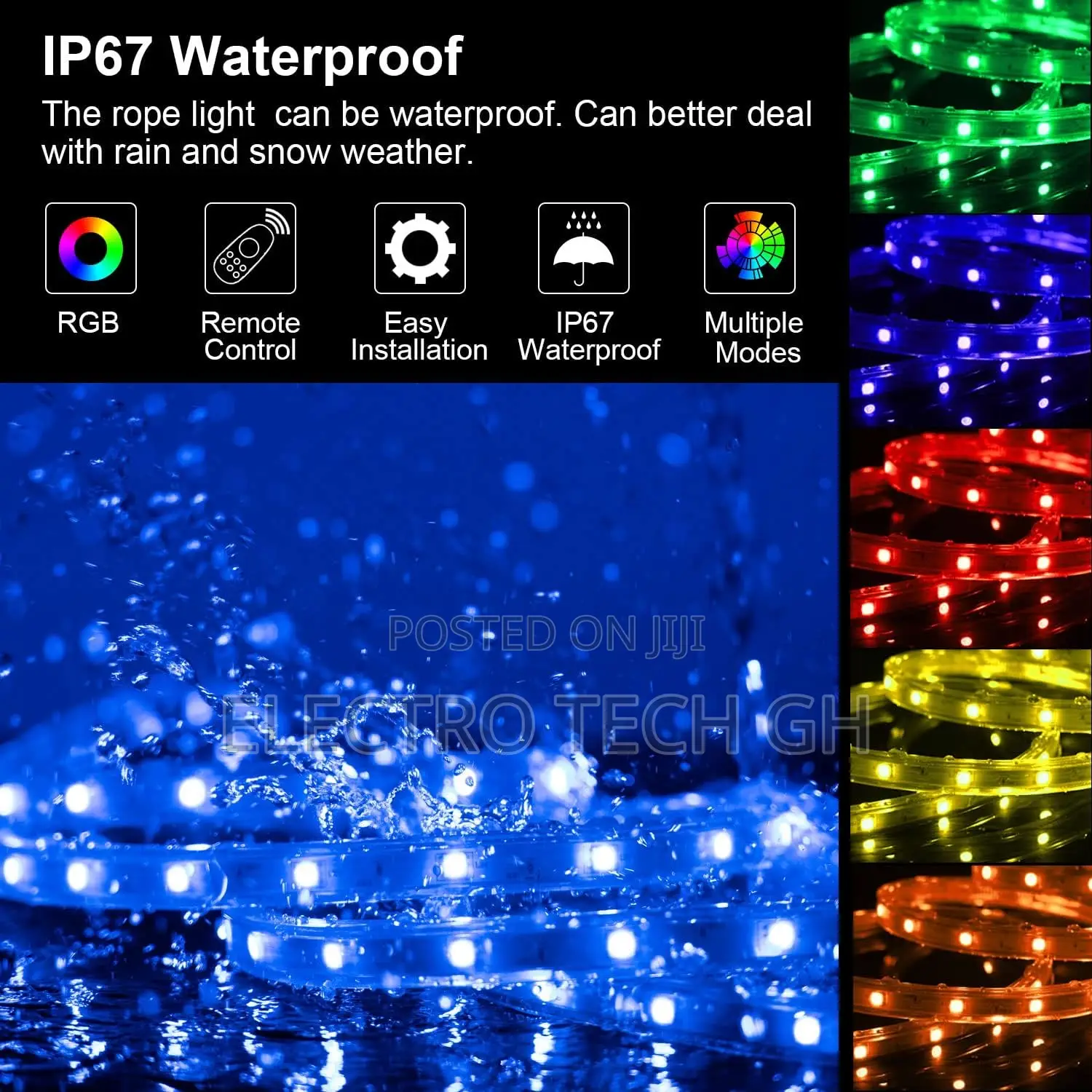 RGB LED Strip Light 100M