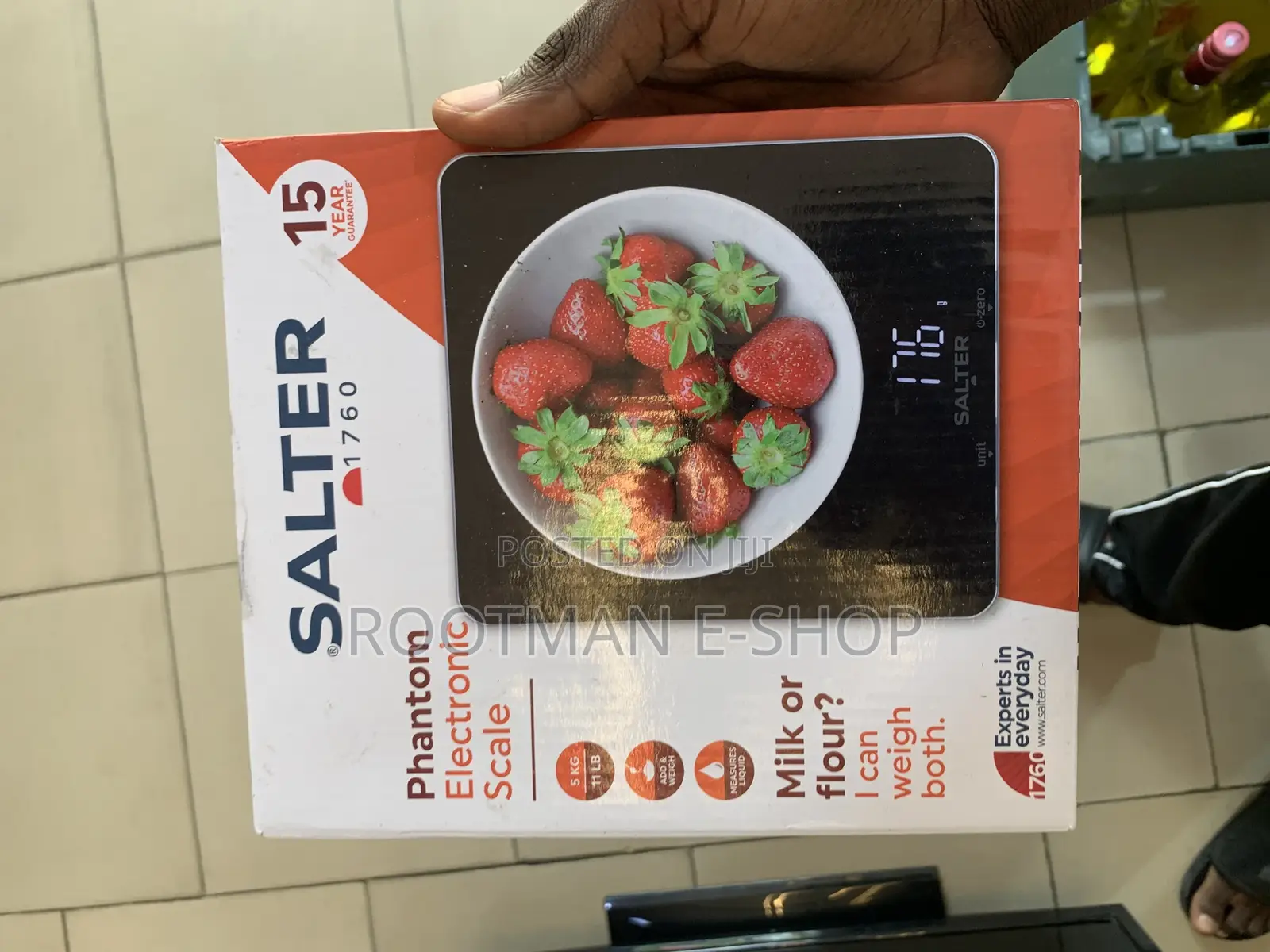 Salter Black Kitchen Digital Scales