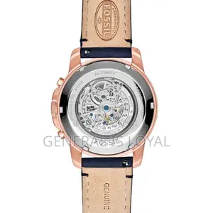Fossil Men's ME3029 Grant Automatic Watch With Blue Leather