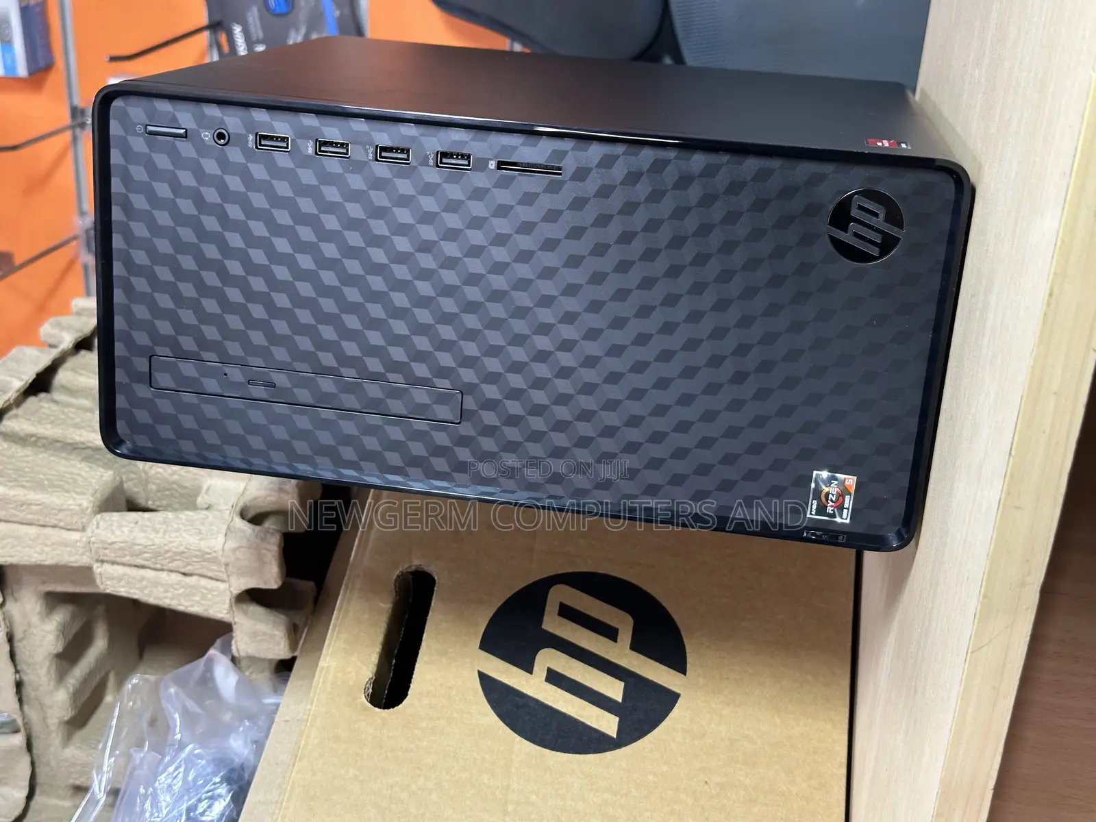 New Desktop Computer HP 280 G8 8GB AMD Ryzen 5 HDD+SSD 1T