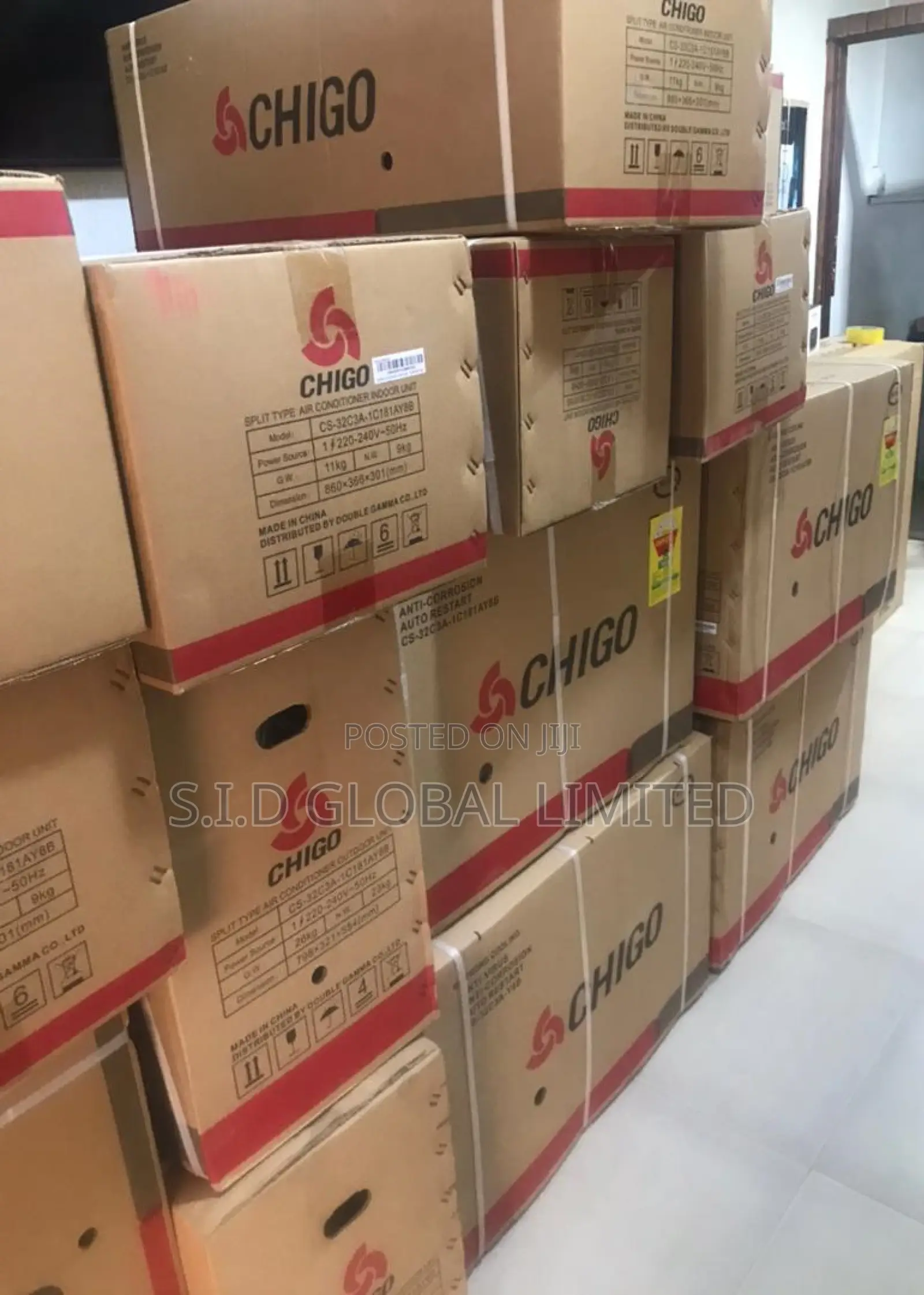 Strong Cooling Chigo 1.5 HP Air Conditioner R410 Gas