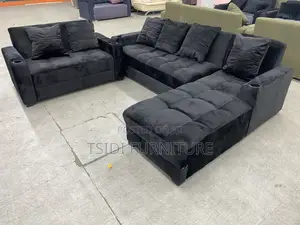 Back L Shape Sofa With 2in1