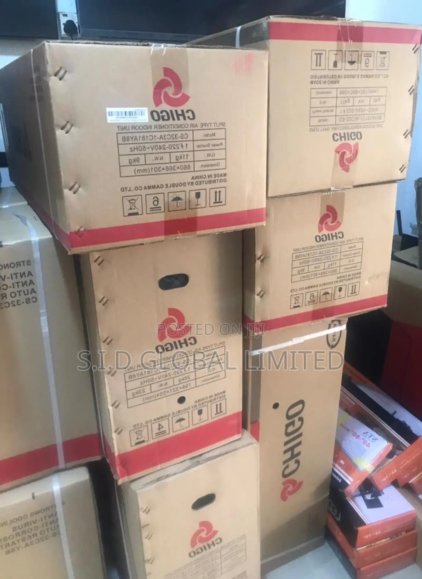 Anti-Corrosion Chigo 1.5 HP Air Conditioner R410 Gas