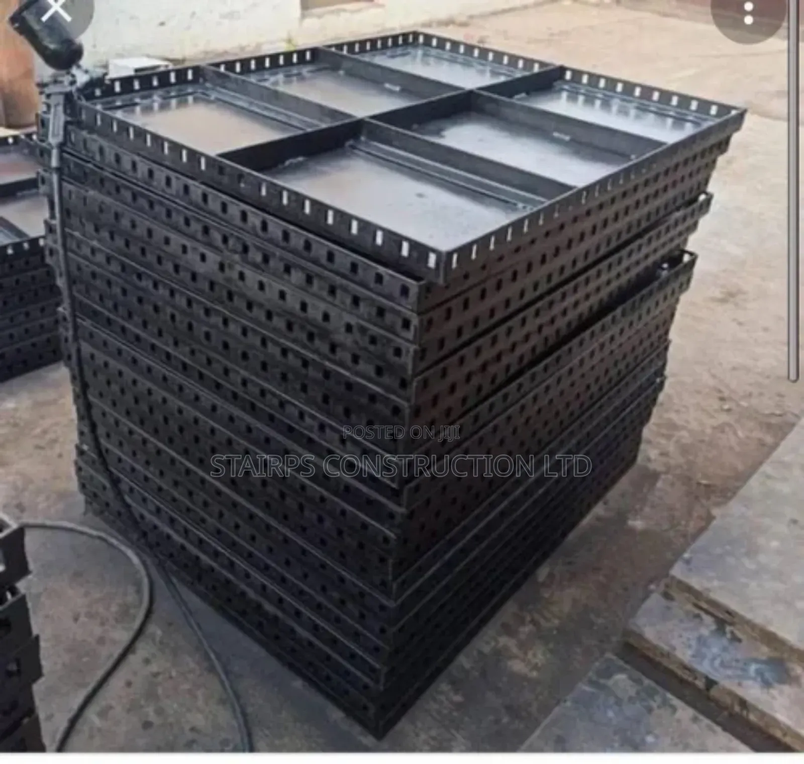 Metal Shuttering Plate for Concrete Slab.