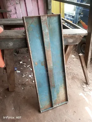 Metal Shuttering Plate for Concrete Slab.