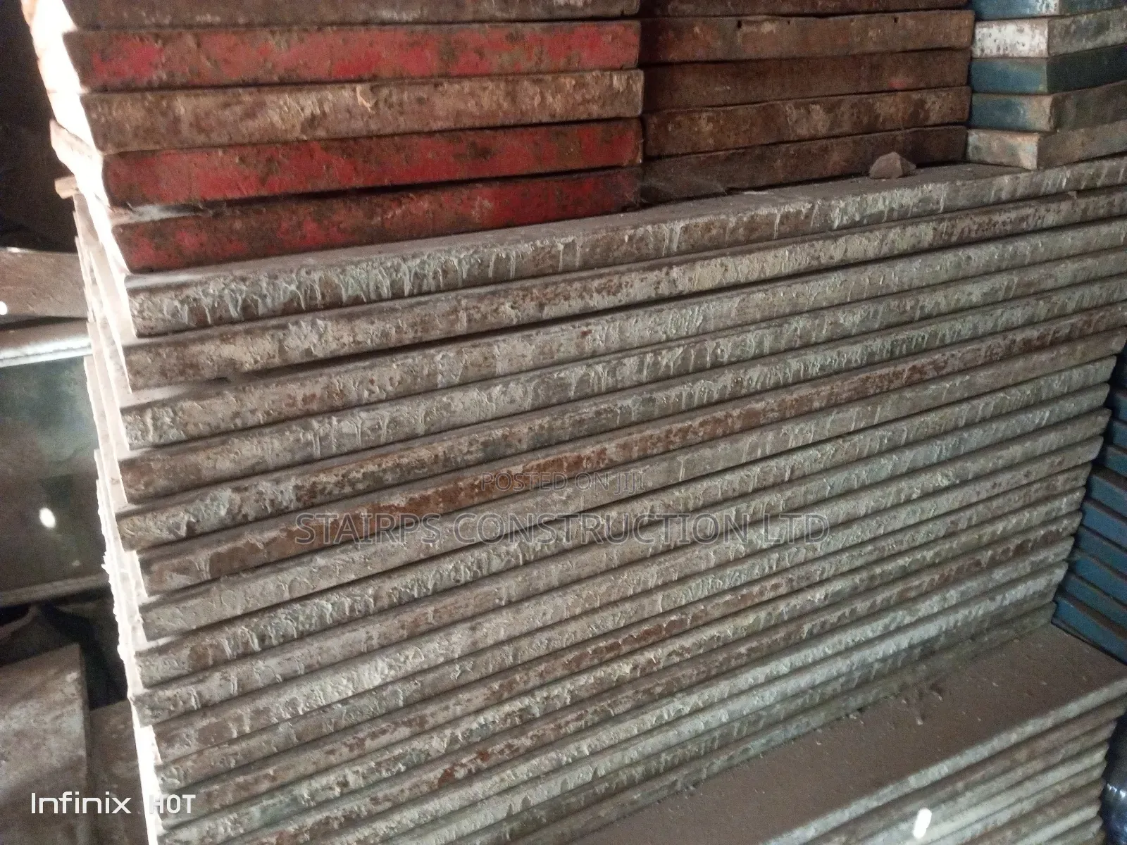 Metal Shuttering Plate for Concrete Slab.