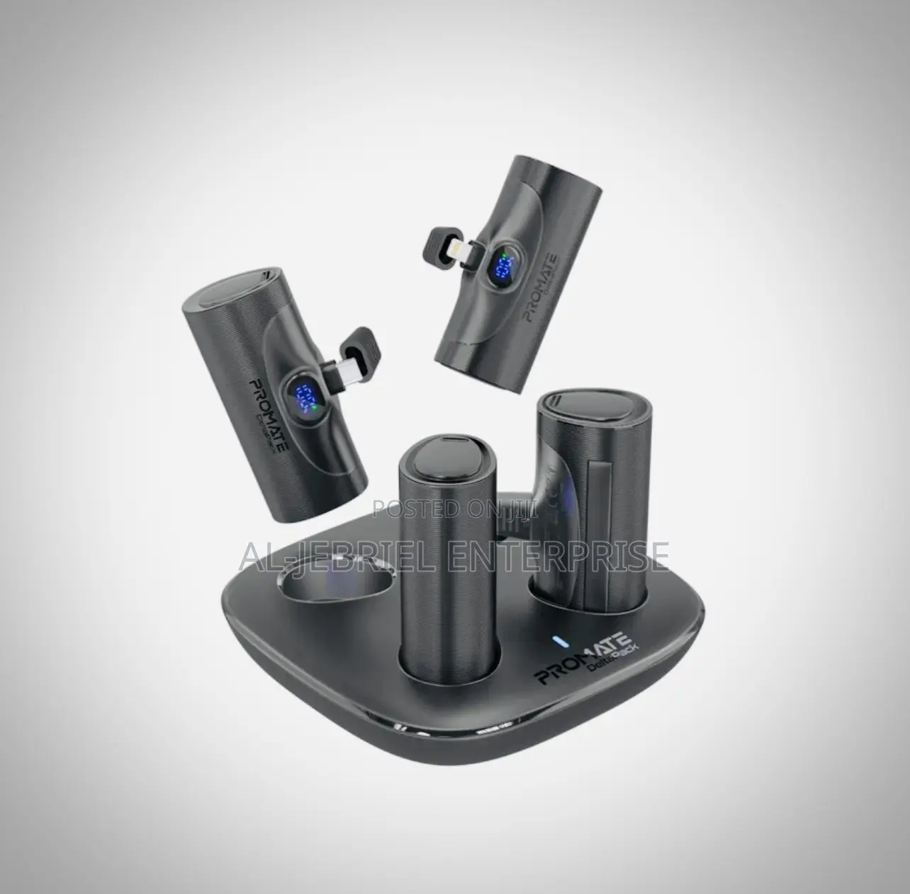 Ultra-Compact Promate 4-Piece Fast Charging Power Bank Kit