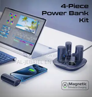 Ultra-Compact Promate 4-Piece Fast Charging Power Bank Kit