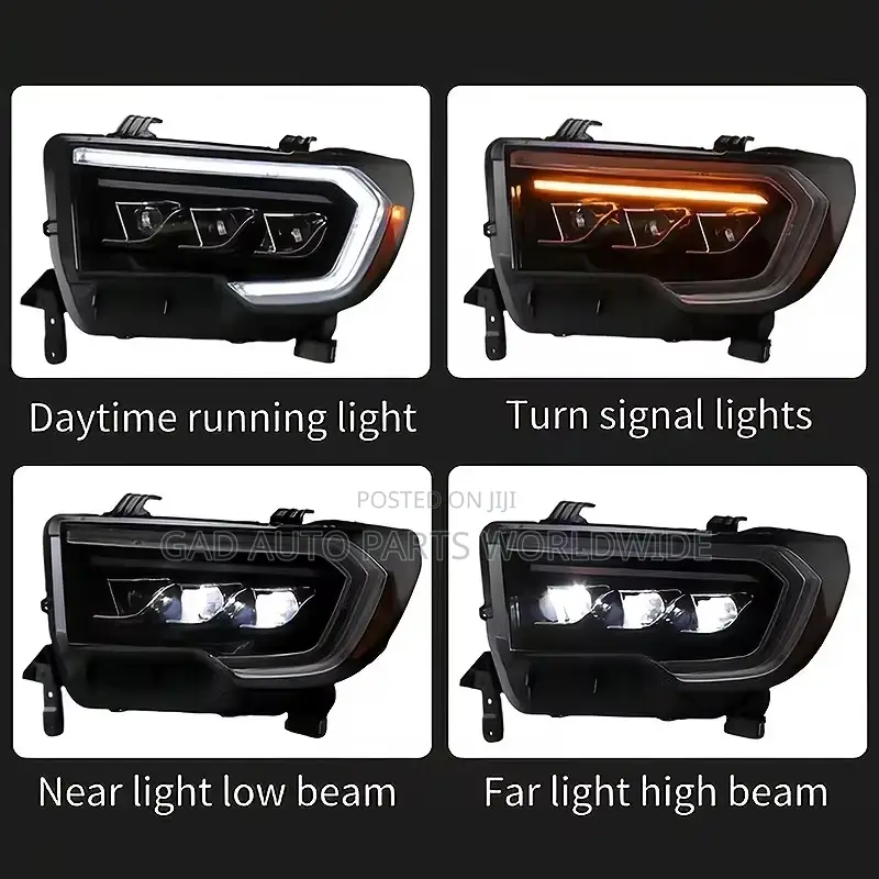Toyota Tundra Sequoia LED Headlights 2007-2013