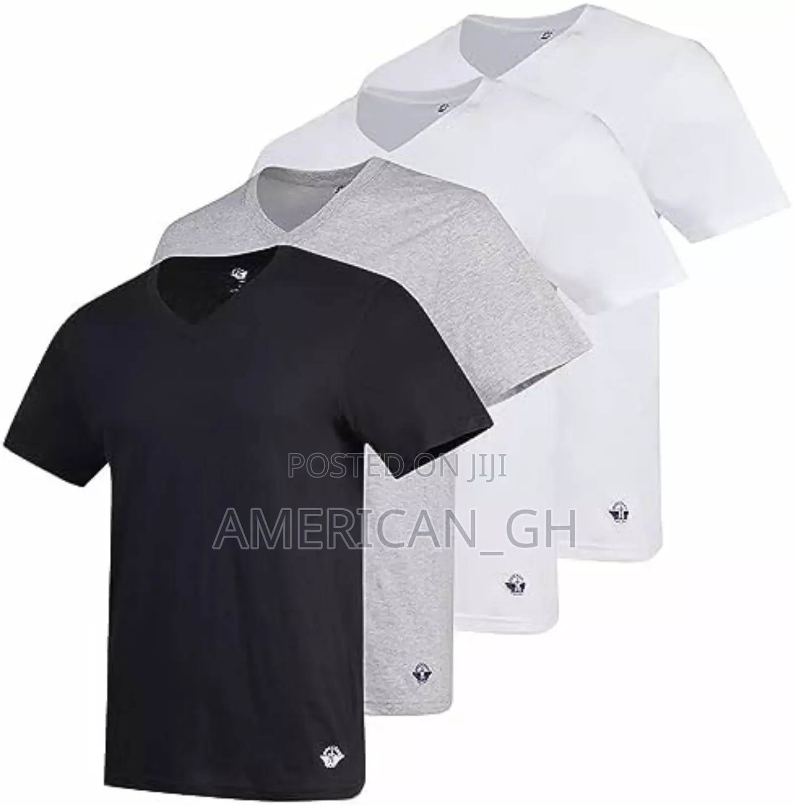 Dockers Premium v Neck Undershirt, 100% Cotton, 4pcs