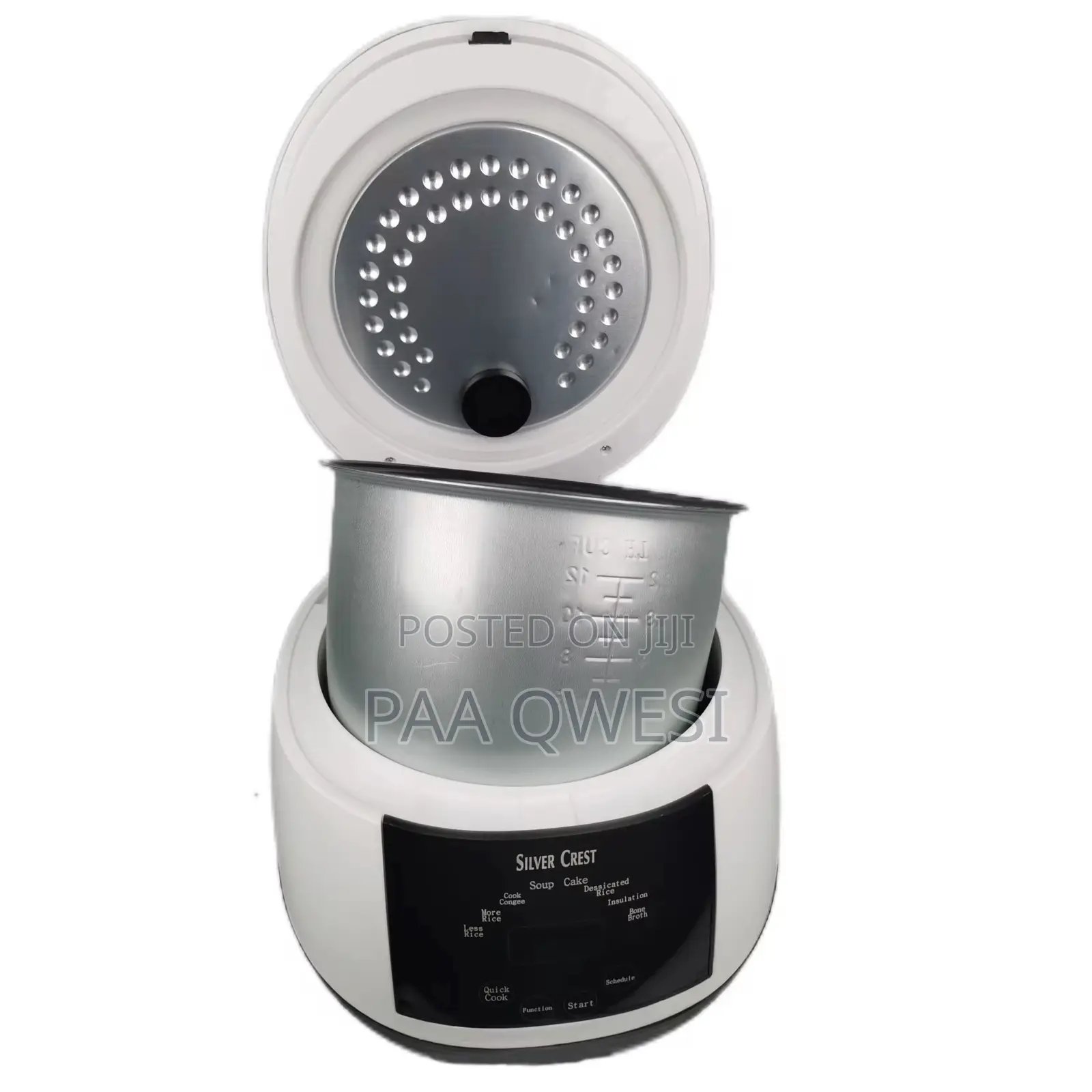 6L Advanced Modern Silver Crest Rice Cooker Available