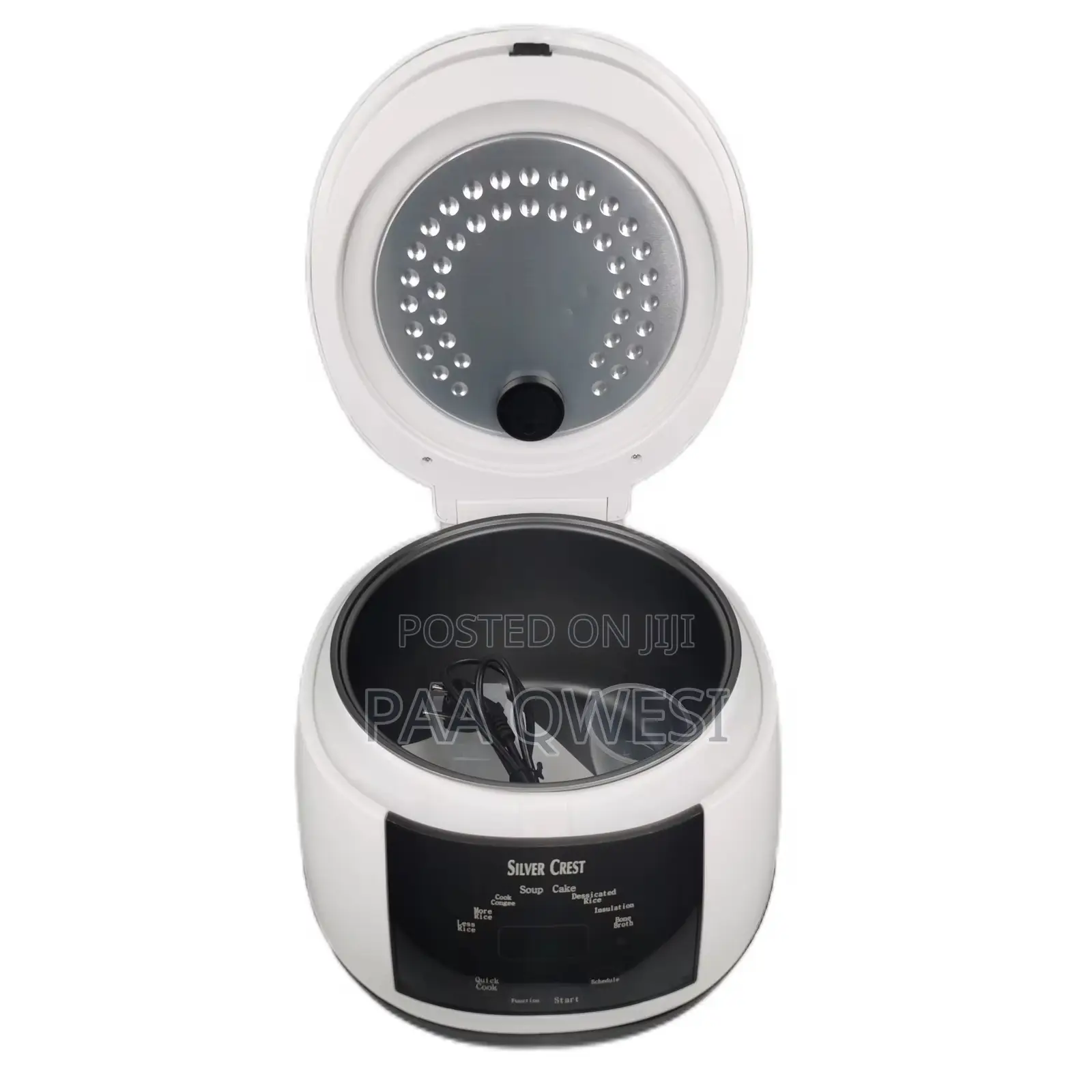 6L Extra Large Touch Screen Silver Crest Rice Cooker