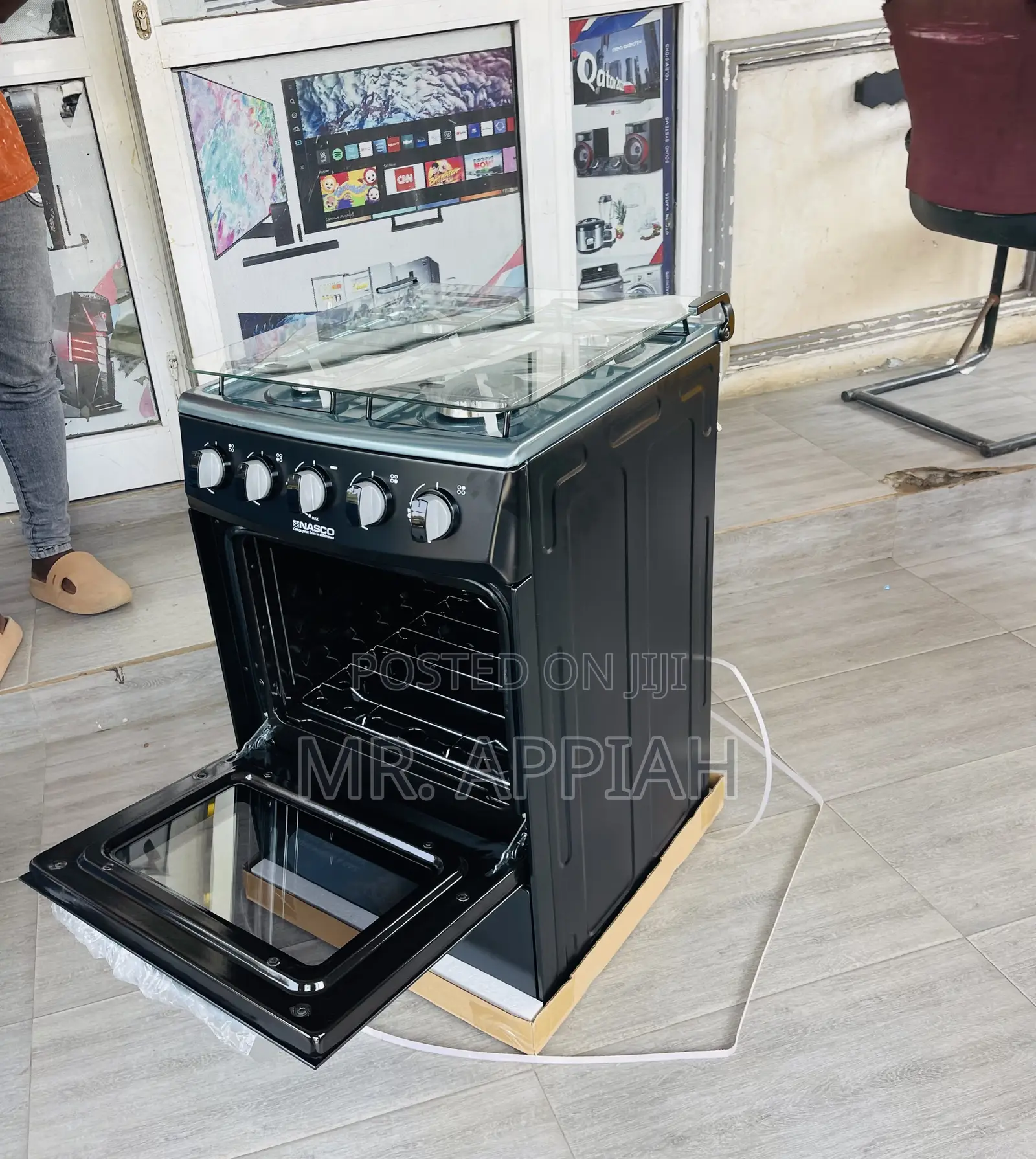 Durable and Affordable Nasco 4 Gas Burner With Oven.