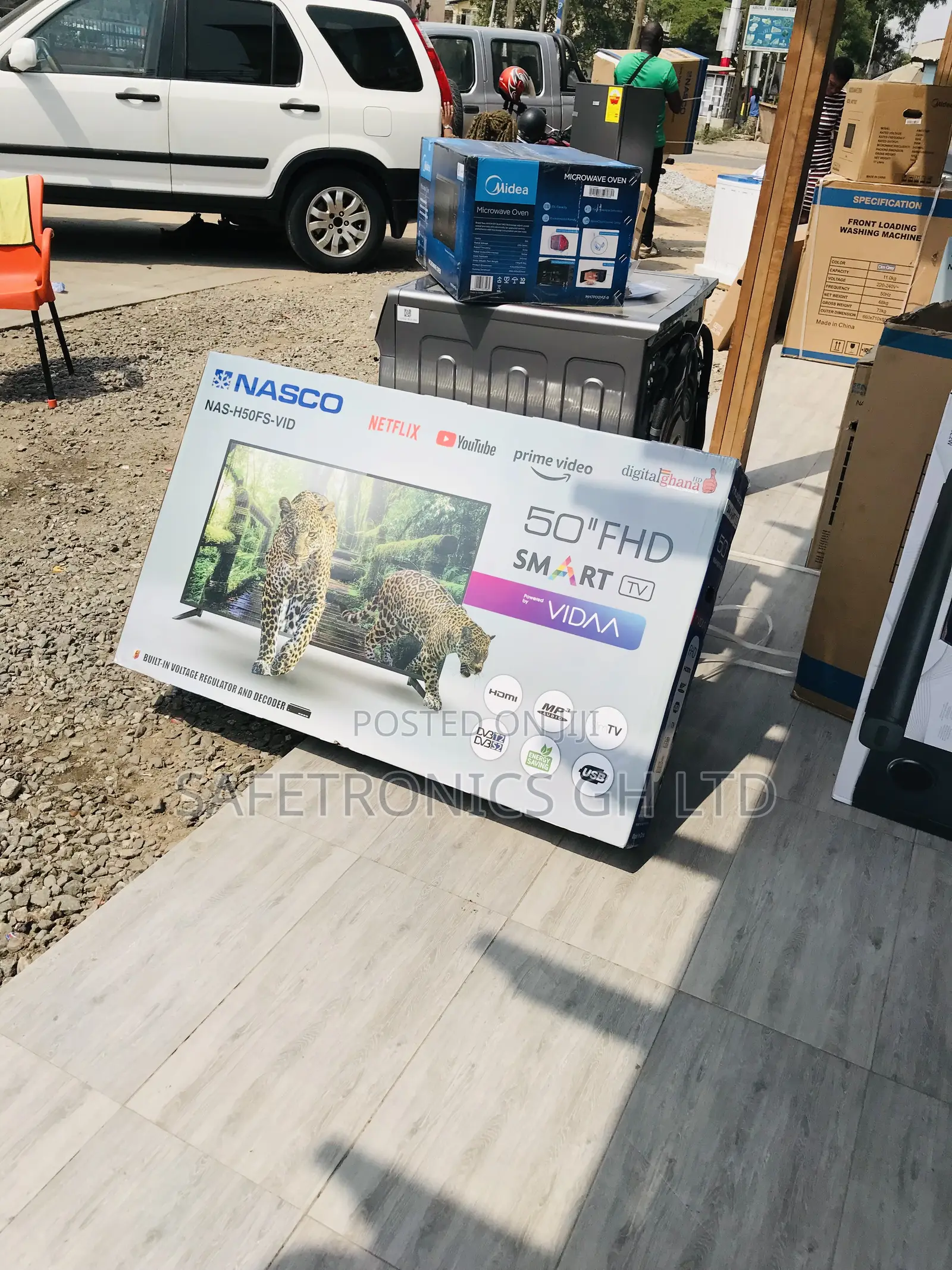 Available Nasco Led Smart UHD 50 Inch Crystal Android Tv