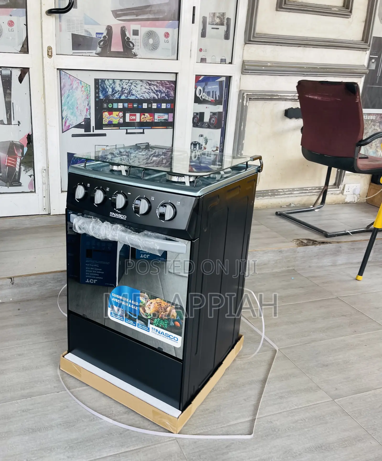 High Quality Nasco 4 Gas Burner With Oven and Grill.