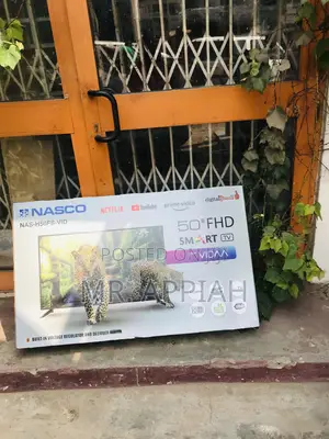 Full Hd Smart Nasco 50 Inch Digital Satellite Television.