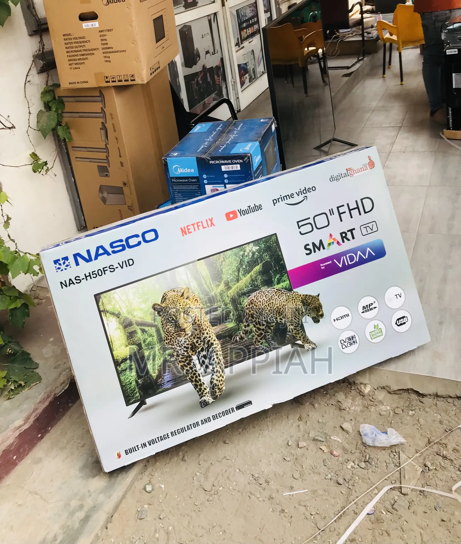 Nasco 50 Inches Full HD Smart Digital Satellite Led Tv.