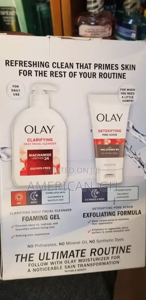 Olay Facial Cleanser and Scrub