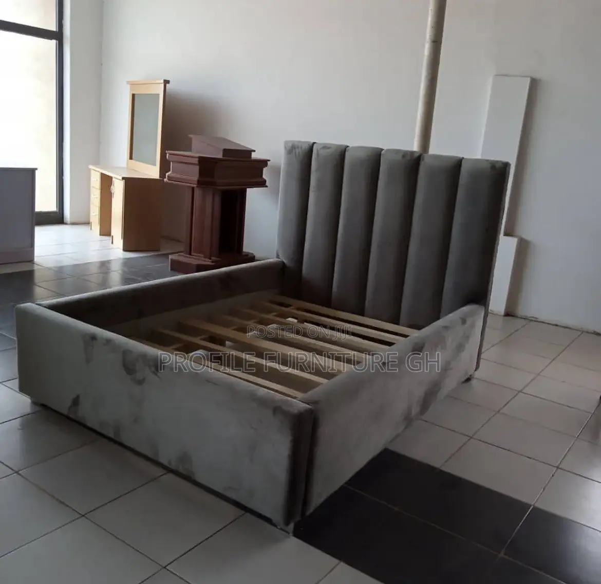 Pattern Design Double Bedframe