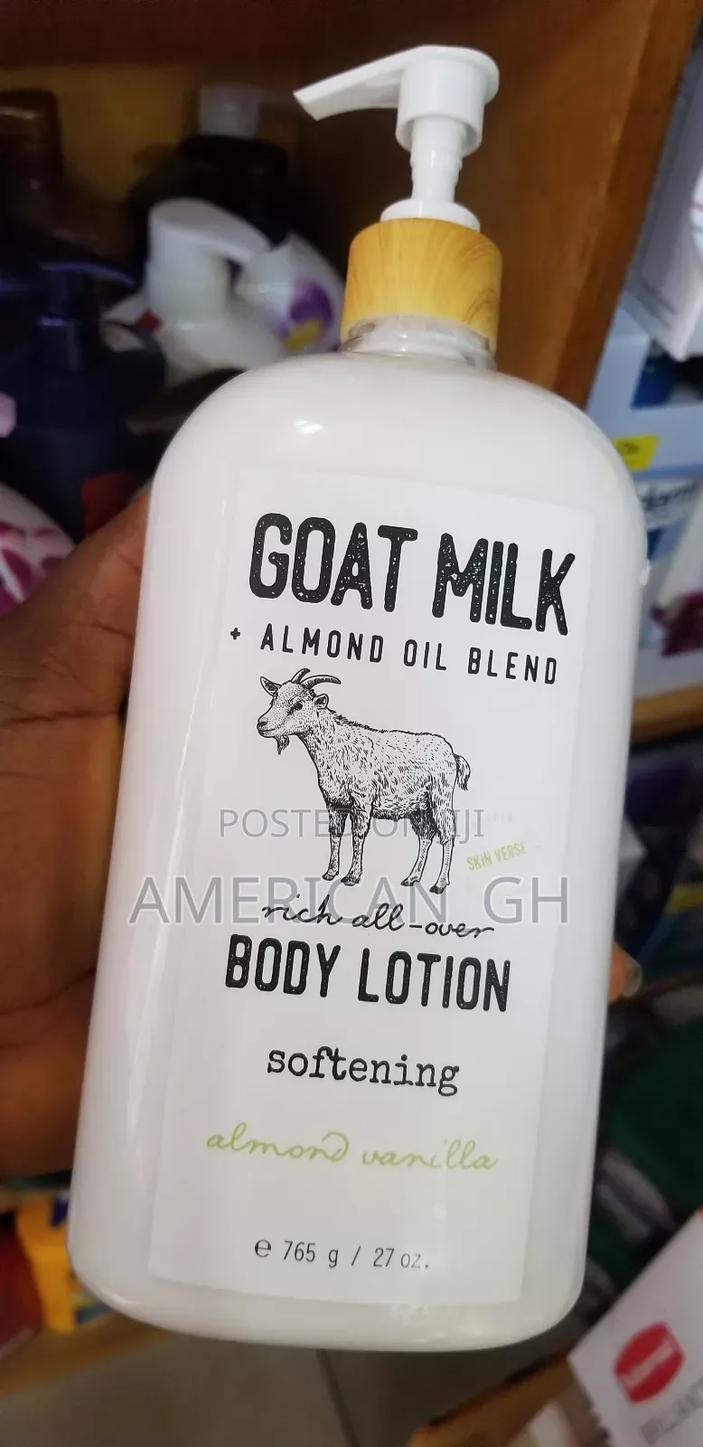 Goat Milk Almond Oil Blend Body Lotion, 756g