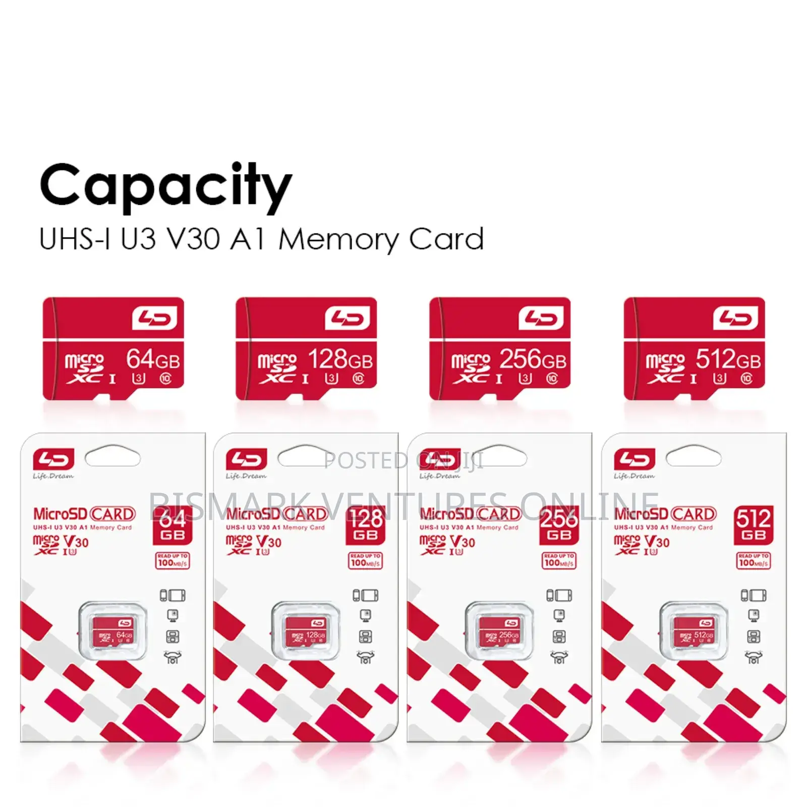 128g Ld Memory Card C10 V30 A1