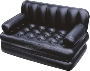 Inflatable Couch With Air Pump -black