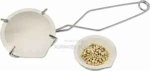 Melting Ceramic Crucible Set of 2 for Gold Silver Copper