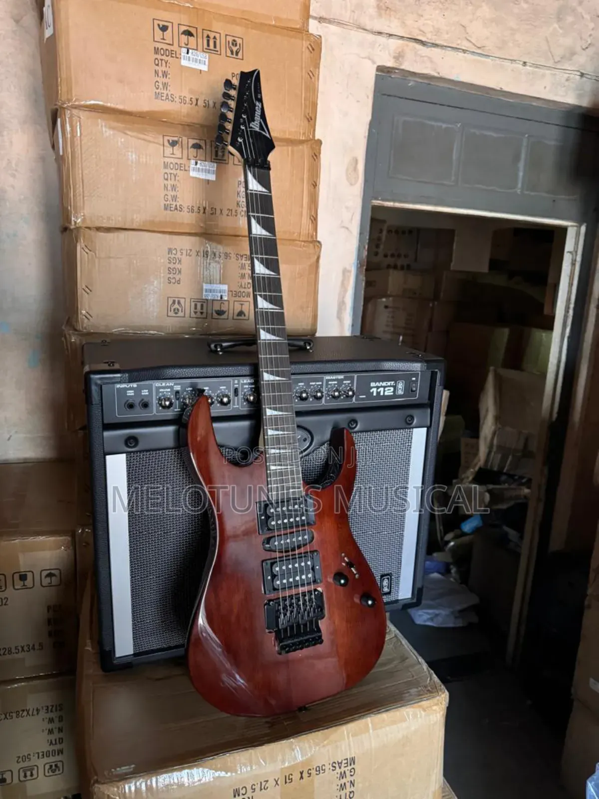 Fender Lead Guitar With Combo