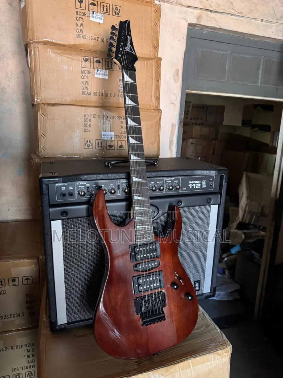 Fender Lead Guitar With Combo