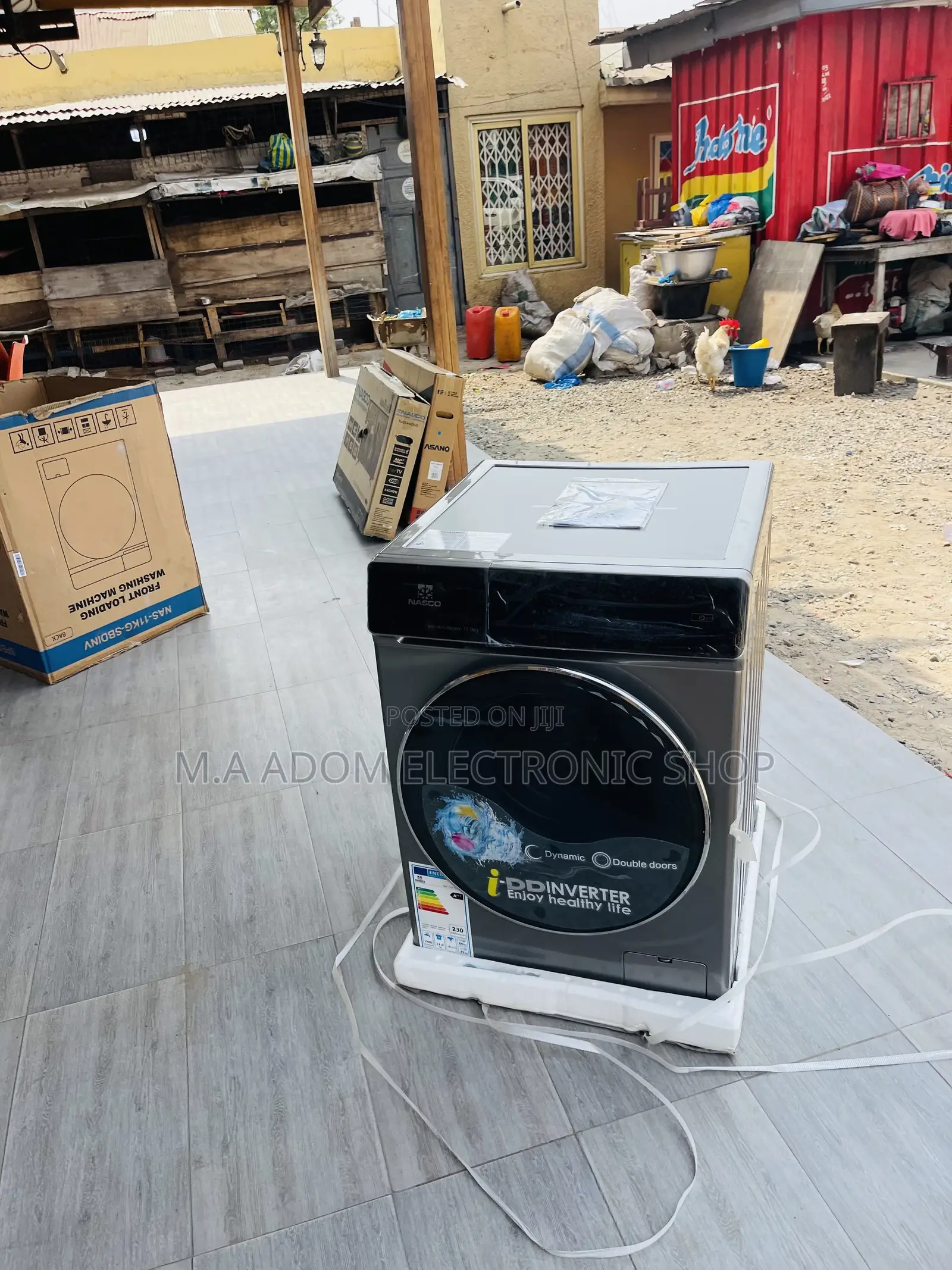 Quality Yet Affordable Nasco 11kg Front Load Washing Machine