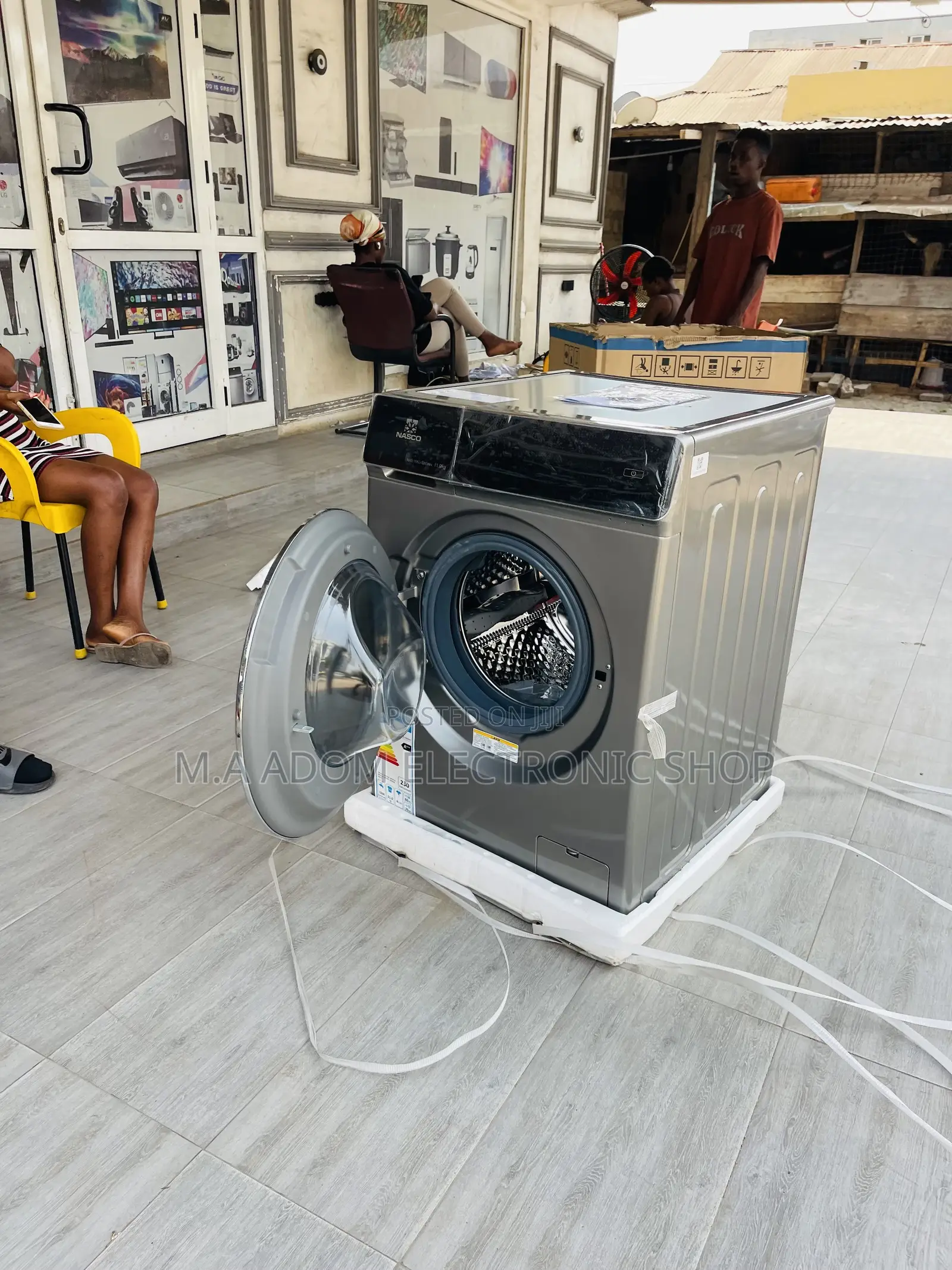 Durable and Affordable Nasco 11kg Front Load Washing Machine