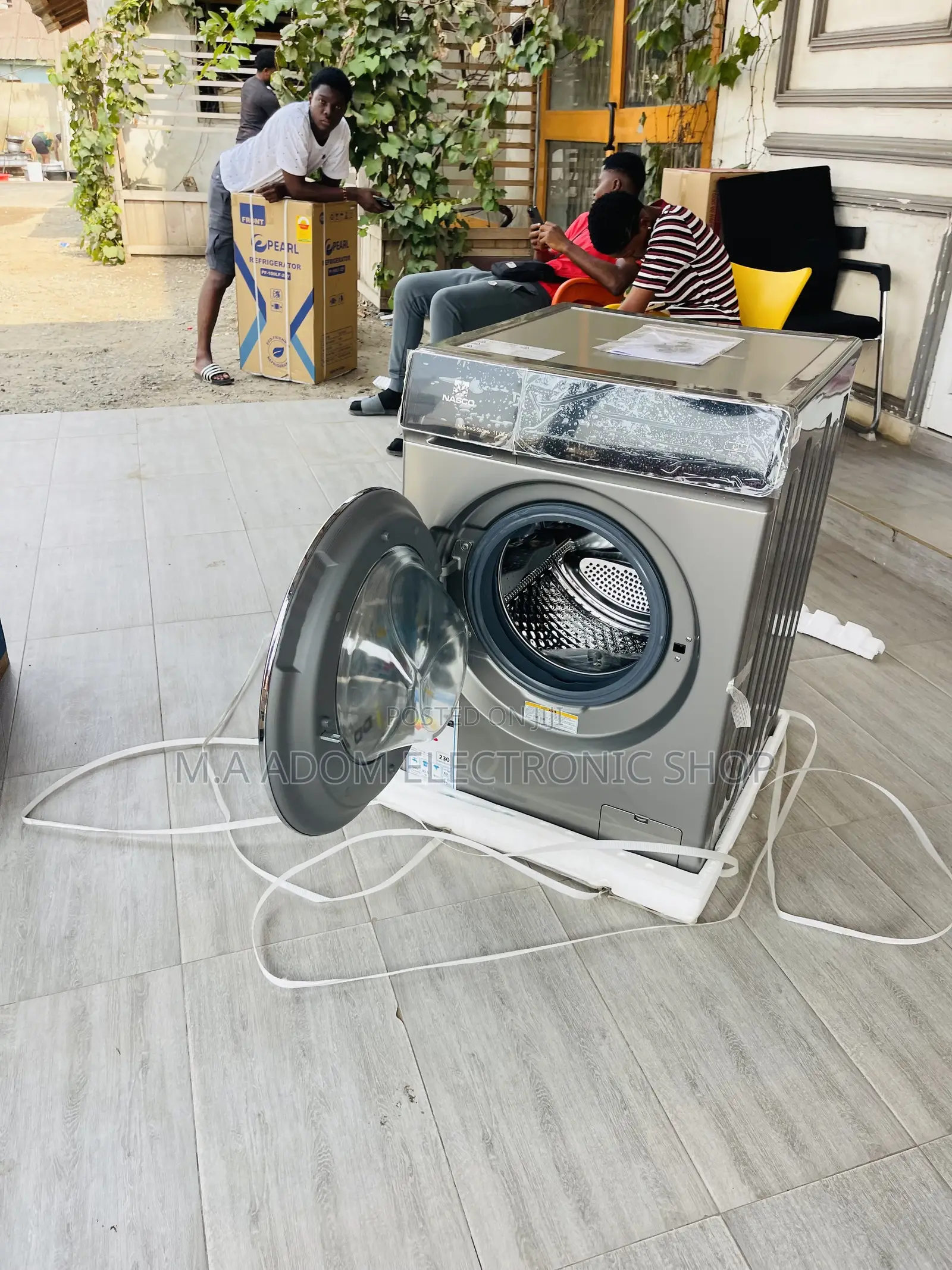 Affordable Nasco 11kg Front Load Washing Machine(Inverter).