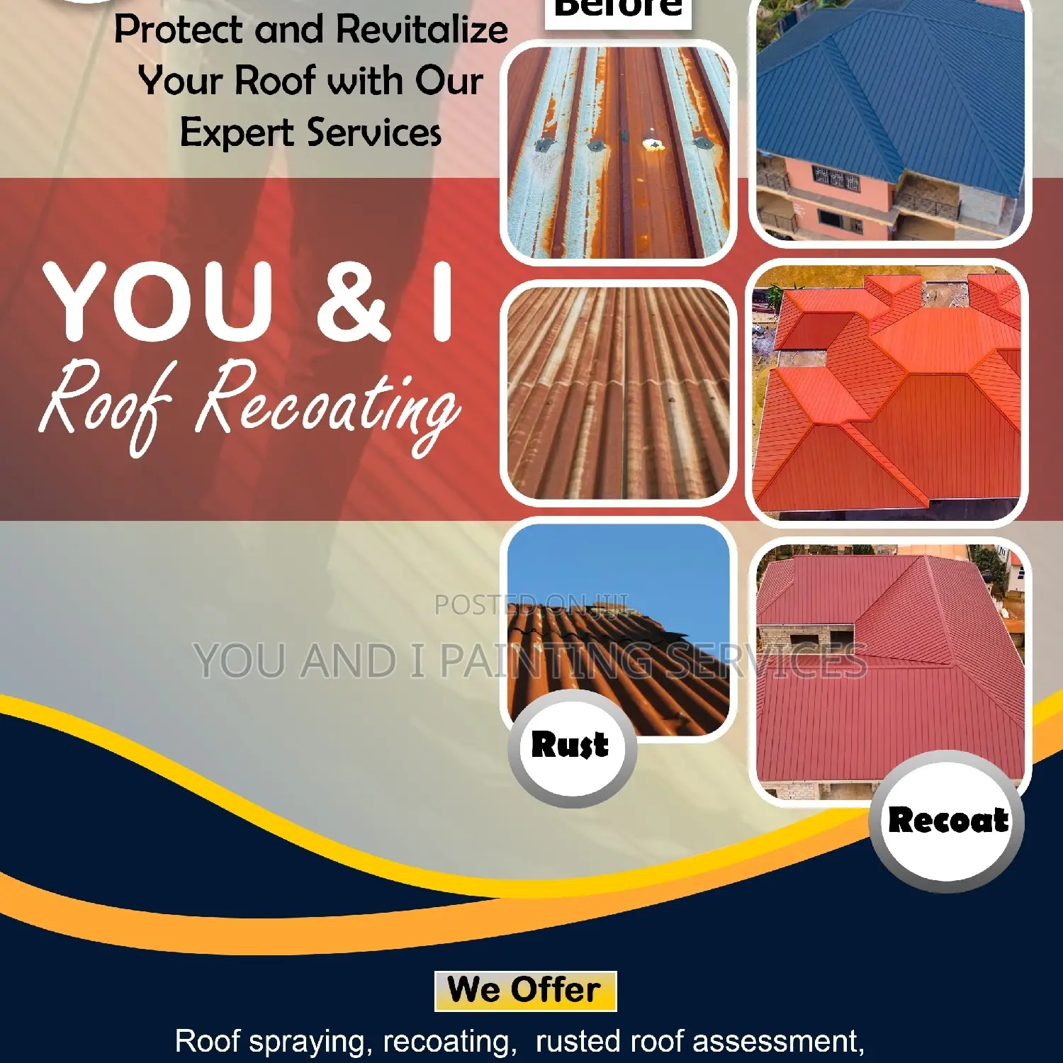 Rusted Roof Recoating