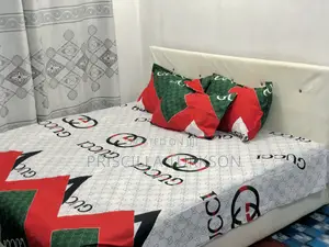 White Designed Bedsheets.