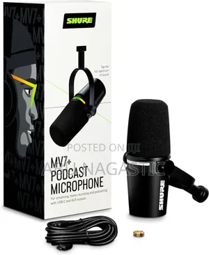 Shure MV7+ Podcast Microphone