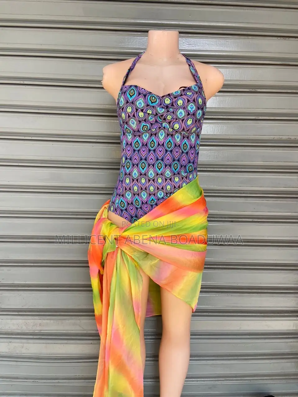Ladies Swimming Wear With Rap