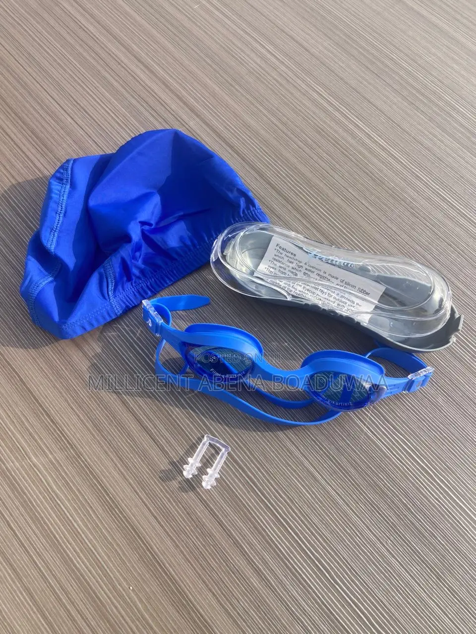 Swimming Goggles With Head Cover