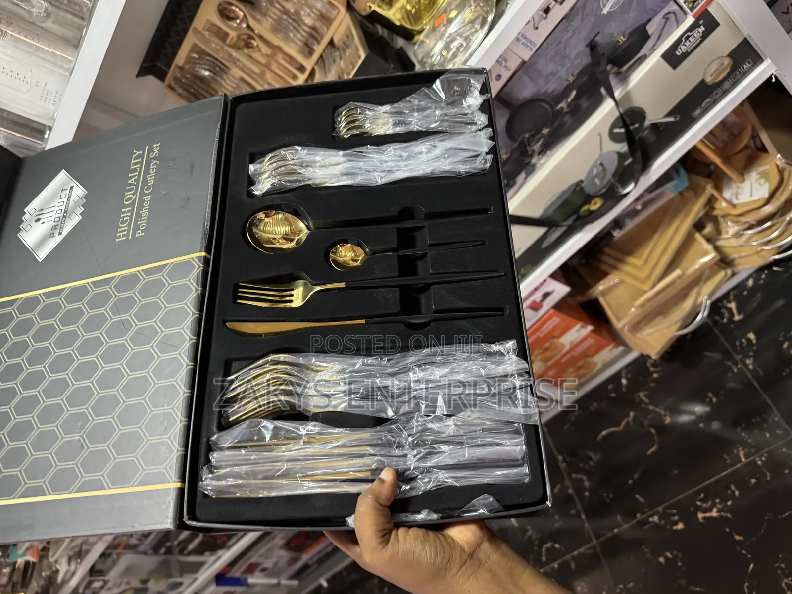 Lux Stainless Steel Cutlery Set 24pcs
